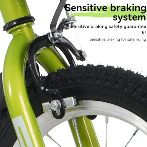 Majnesvon - Majnesvon 16 Inch Kids' Bike with Training Wheels